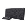 Trust Lyra klaviatūra Pelė įskaityta Biuras USB + RF Wireless + Bluetooth QWERTY Šiaurės šalių Juoda
