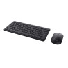 Trust Lyra keyboard Mouse included Office USB + RF Wireless + Bluetooth QWERTY Nordic Black