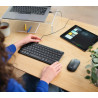 Trust Lyra keyboard Mouse included Office USB + RF Wireless + Bluetooth QWERTY Nordic Black