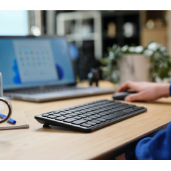 Trust Lyra klaviatūra Pelė įskaityta Biuras USB + RF Wireless + Bluetooth QWERTY Šiaurės šalių Juoda