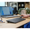 Trust Lyra keyboard Mouse included Office USB + RF Wireless + Bluetooth QWERTY Nordic Black