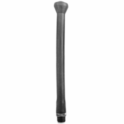 All Black Silicone Hygiene System Shower Stopper 27 cm Black