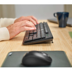 Trust Ody II klaviatūra Biuras Radijo dažnio belaidė QWERTY Šiaurės šalių Juoda