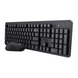 Trust Ody II klaviatūra Pelė įskaityta Biuras Radijo dažnio belaidė QWERTY Šiaurės šalių Juoda