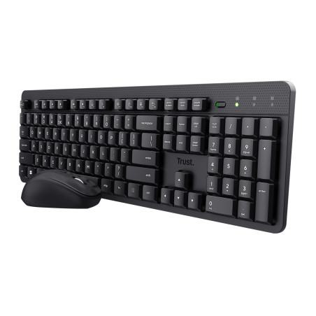 Trust Ody II keyboard Mouse included Office RF Wireless QWERTY Nordic Black