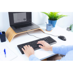 Trust Primo klaviatūra Medicininis USB Šiaurės šalių Juoda