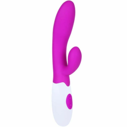 Pretty Love Alvis Dual Motor Vibrator Lilac/White 20 cm Ergonomic Design