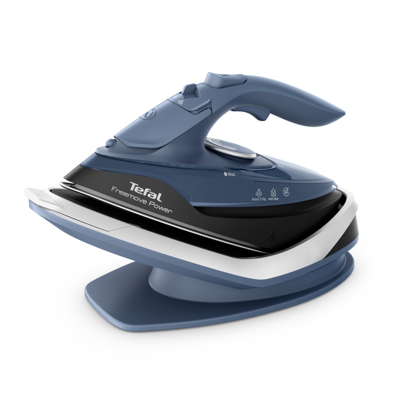 Tefal Freemove Power FV6675E0 lygintuvas Sauso ir garų tipo lygintuvas Keraminis padas 2600 W Juoda, Mėlyna