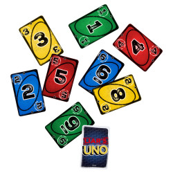 Mattel Games JLH43 stalo žaidimas Liar's UNO Kortų žaidimas Atsikratymas