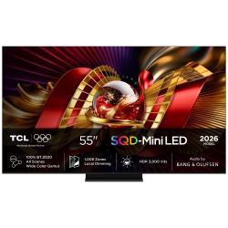 TCL C8L 55C8L televizorius 139,7 cm (55") 4K Ultra HD Smart TV „Wi-Fi“ Juoda 6000 cd/m²