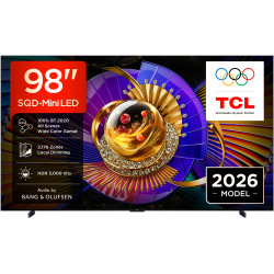TCL C7L 98C7L televizorius 2,49 m (98") 4K Ultra HD Smart TV „Wi-Fi“ Juoda 3000 cd/m²