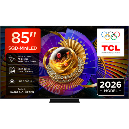 TCL C7L 85C7L televizorius 2,16 m (85") 4K Ultra HD Smart TV „Wi-Fi“ Juoda 3000 cd/m²