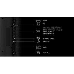 TCL C7L 85C7L televizorius 2,16 m (85") 4K Ultra HD Smart TV „Wi-Fi“ Juoda 3000 cd/m²