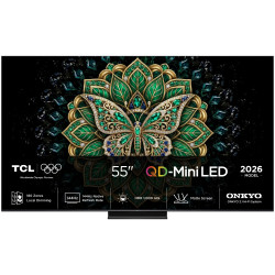 TCL C6K Pro 55C6K Pro 139,7 cm (55") 4K Ultra HD Smart TV „Wi-Fi“ Juoda 1000 cd/m²