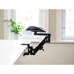 Mousetrapper Armrest - Dynamic Atbraila Dirbtinė oda Juoda