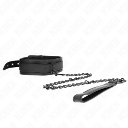 KINK Neoprene Bondage Collar Model 1 - Adjustable Comfort, 78 cm Belt
