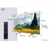 TCL A400 Pro 55A400 Pro 139.7 cm (55") 4K Ultra HD Smart TV Wi-Fi White 600 cd/m²