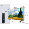 TCL A400 Pro 43A400 Pro 109.2 cm (43") 4K Ultra HD Smart TV Wi-Fi White