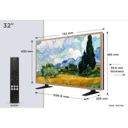 TCL A400 Pro 32A400 Pro 81.3 cm (32") Full HD Smart TV Wi-Fi White