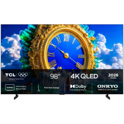 TCL A400 98A400 TV 2.49 m (98") 4K Ultra HD Smart TV Wi-Fi Black 1000 cd/m²