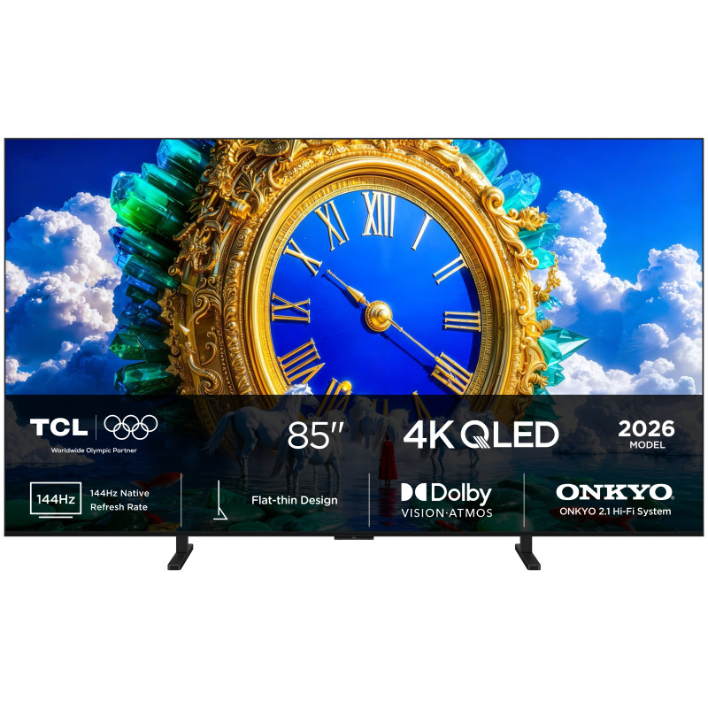 TCL A400 85A400 TV 2.16 m (85") 4K Ultra HD Smart TV Wi-Fi Black 700 cd/m²