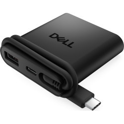DELL DA225 Vielinis USB 3.2 Gen 1 (3.1 Gen 1) Type-C Juoda