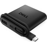 DELL DA225 Vielinis USB 3.2 Gen 1 (3.1 Gen 1) Type-C Juoda