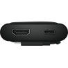 DELL DA225 Vielinis USB 3.2 Gen 1 (3.1 Gen 1) Type-C Juoda