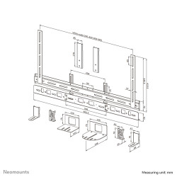 Neomounts AV30-500BL TV mount accessory