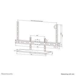 Neomounts AV40-500BL televizoriaus laikiklio priedas