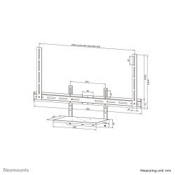 Neomounts AV45-500BL televizoriaus laikiklio priedas