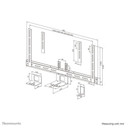 Neomounts AV50-500BL televizoriaus laikiklio priedas
