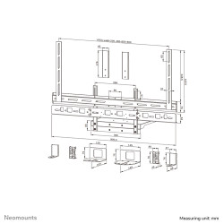 Neomounts AV60-500BL TV mount accessory