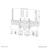Neomounts AV60-500BL TV mount accessory