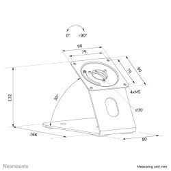 Neomounts DS15-629BL1 tablet spare part/accessory