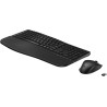 HP 685 Comfort Dual-Mode and Mouse Combo keyboard Mouse included Office RF Wireless + Bluetooth Black