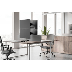 Neomounts DS45-600BL2V monitoriaus laikiklis arba stovas 81,3 cm (32") Stalas Juoda