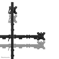 Neomounts DS60-600BL2-1 monitor mount / stand 81.3 cm (32") Desk Black