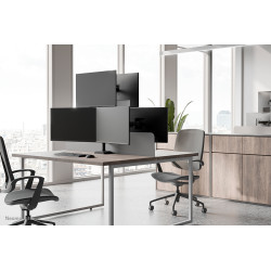 Neomounts DS60-600BL2-1 monitoriaus laikiklis arba stovas 81,3 cm (32") Stalas Juoda