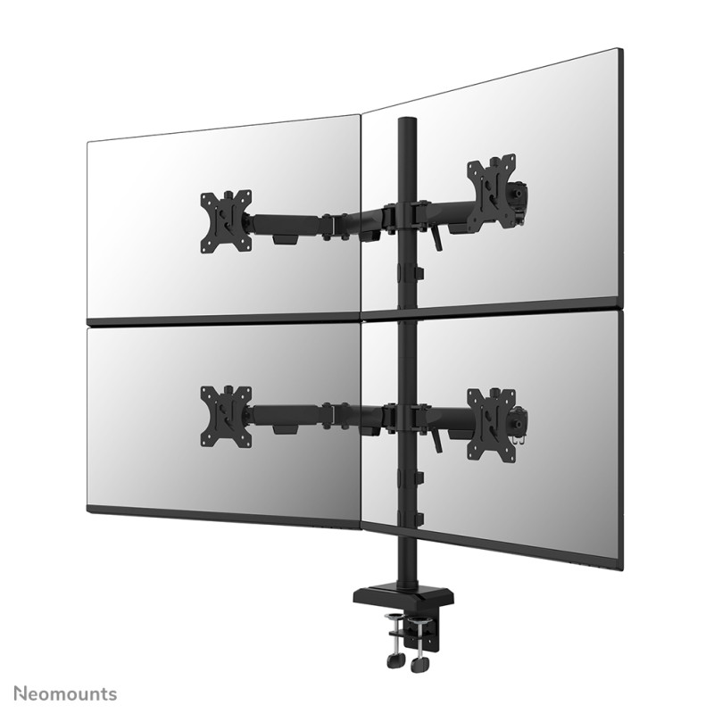 Neomounts DS60-600BL2-2 monitoriaus laikiklis arba stovas 81,3 cm (32") Stalas Juoda