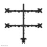 Neomounts DS60-600BL2-2 monitor mount / stand 81.3 cm (32") Desk Black