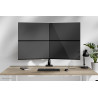 Neomounts DS60-600BL2-2 monitoriaus laikiklis arba stovas 81,3 cm (32") Stalas Juoda