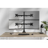 Neomounts DS60-600BL2-2 monitor mount / stand 81.3 cm (32") Desk Black