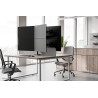 Neomounts DS60-600BL2-2 monitoriaus laikiklis arba stovas 81,3 cm (32") Stalas Juoda