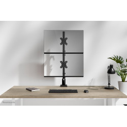 Neomounts DS60-600BL2V monitor mount / stand 81.3 cm (32") Desk Black