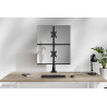 Neomounts DS60-600BL2V monitor mount / stand 81.3 cm (32") Desk Black