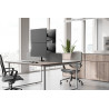 Neomounts DS60-600BL2V monitoriaus laikiklis arba stovas 81,3 cm (32") Stalas Juoda