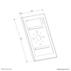 Neomounts WL15-603BL1 apsauginis planšetės laikiklis Juoda 37,1 cm (14.6")