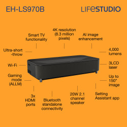 Epson EH-LS970B 4000 ANSI lumens 3LCD UHD 4K (3840x2160)