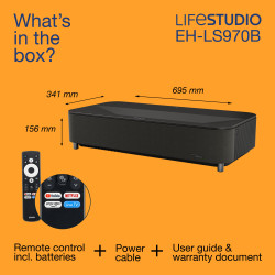 Epson EH-LS970B 4000 ANSI lumens 3LCD UHD 4K (3840x2160)